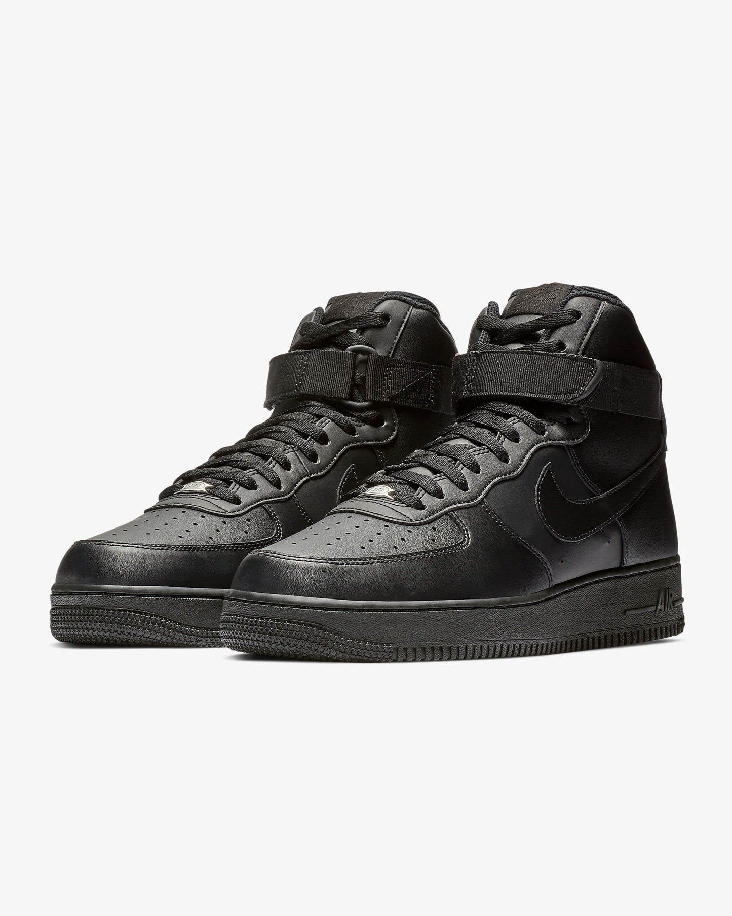 Nike Men's Air Force 1 High '07 Shoes, Black/Black