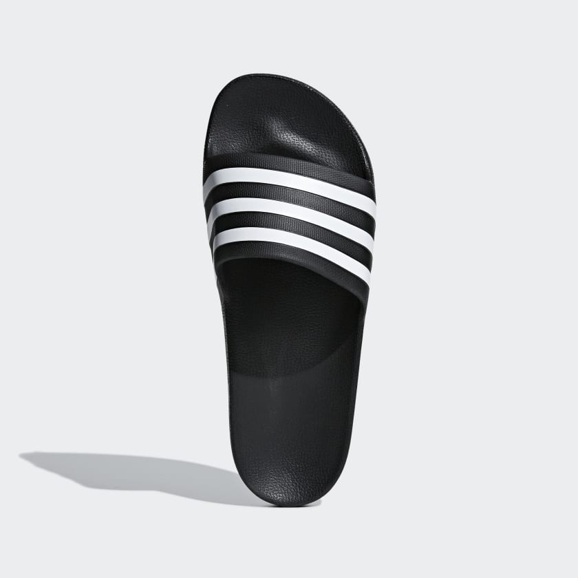 Adidas Women's Adilette Aqua Slides, Core Black / Cloud White / Core Black