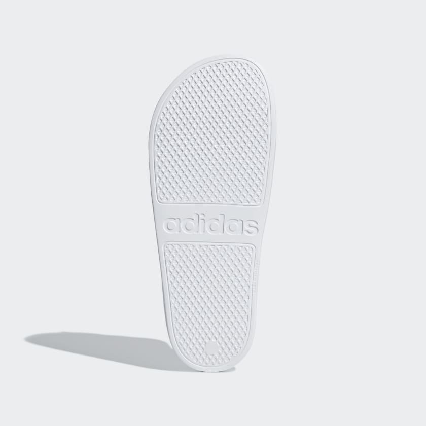 Adidas Women's Adilette Aqua Slides, Cloud White / Core Black / Cloud White