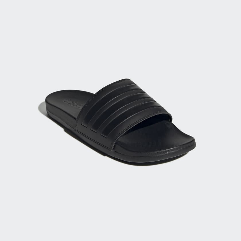 Adidas Adilette Comfort Men's Slides, Core Black / Core Black / Core Black