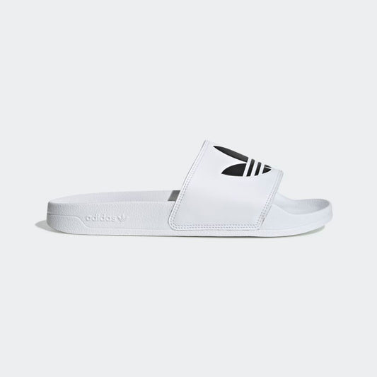 Adidas Men's Adilette Lite Slides, Cloud White / Core Black / Cloud White