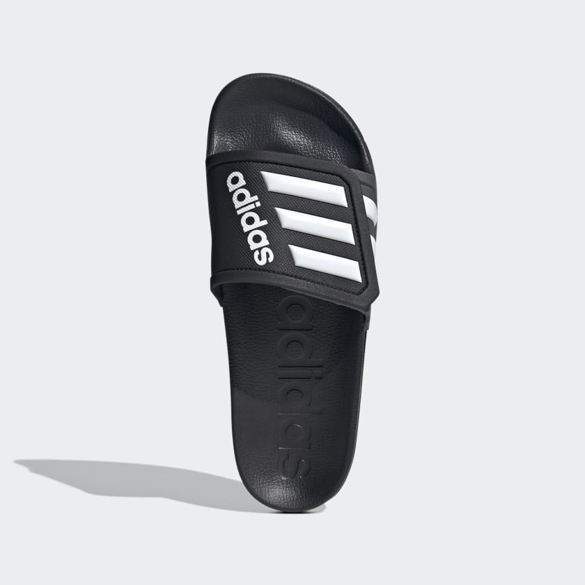 Adidas Men's Adilette TND Slides, Core Black / Cloud White / Grey Six