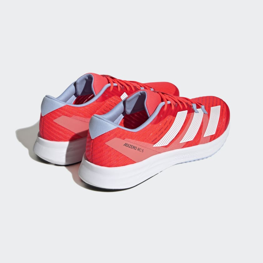 Adidas Women's Adizero RC 5 Running Shoes, Solar Red / Cloud White / Coral Fusion