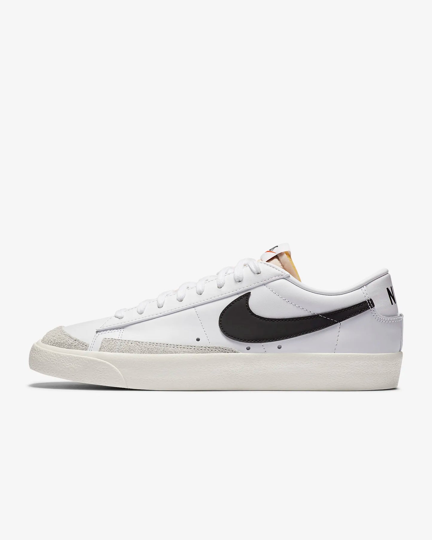 Nike Men's Blazer Low '77 Vintage Shoes, White/Sail/Black