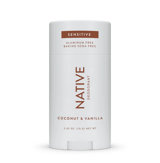 Native Sensitive Deodorant - Coconut & Vanilla - No Baking Soda - 2.65 oz