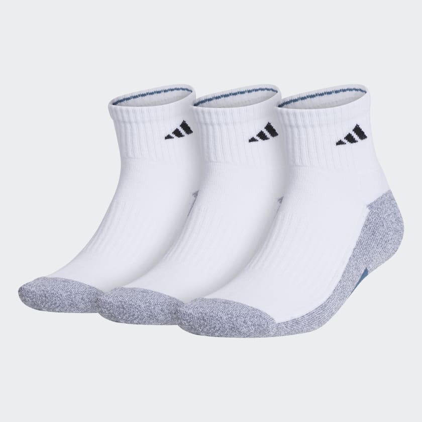 Adidas Cushioned X Quarter Socks 3 Pairs, White