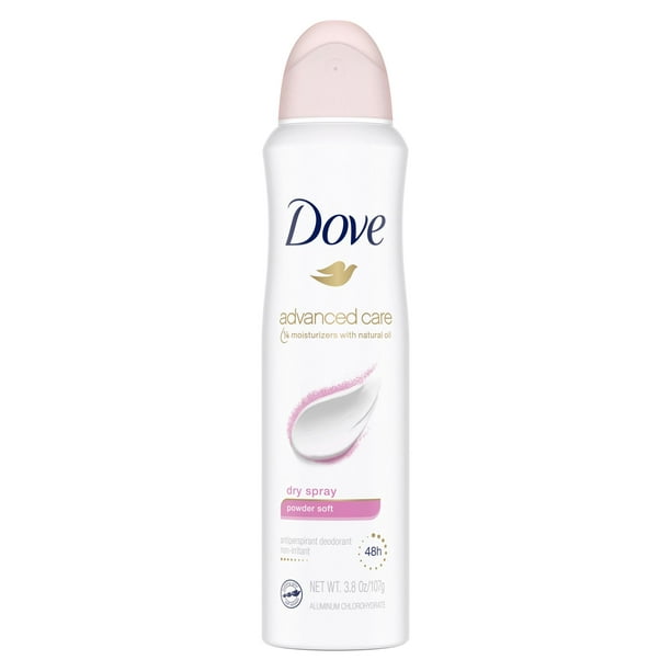 Dove Advanced Care Dry Powder Soft Spray Antiperspirant Deodorant 3.8 oz