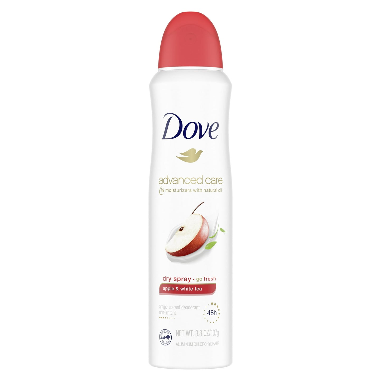Dove Dry Spray Go Fresh Apple & White Tea Antiperspirant Deodorant 3.8oz