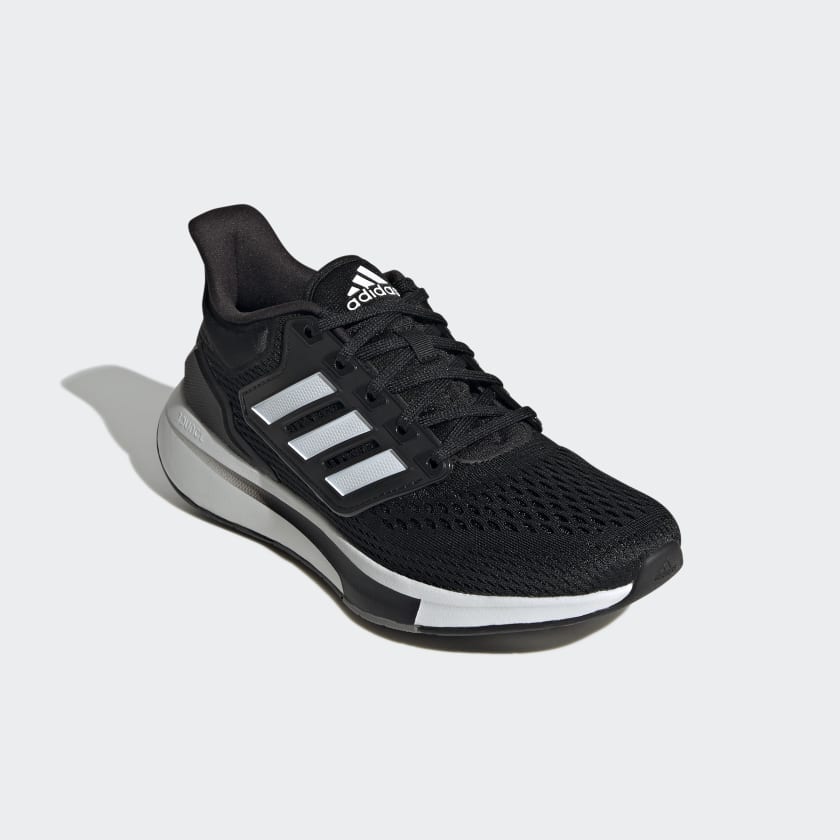 Adidas Women's EQ21 Run Running Shoes, Core Black / Cloud White / Grey Four