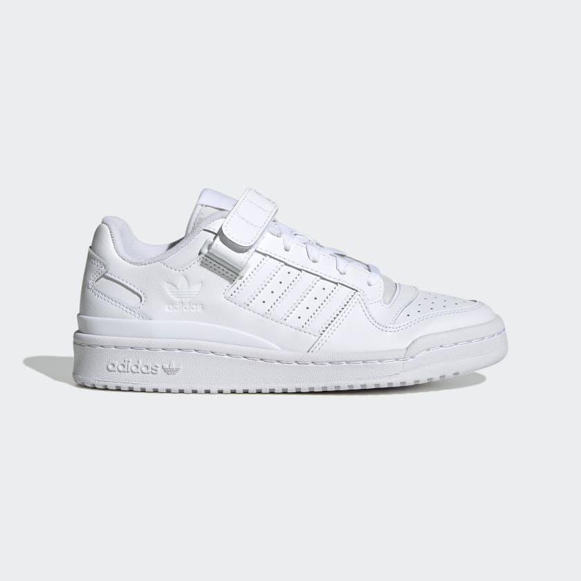 Adidas Forum Low Women's Shoes, Cloud White / Cloud White / Cloud White