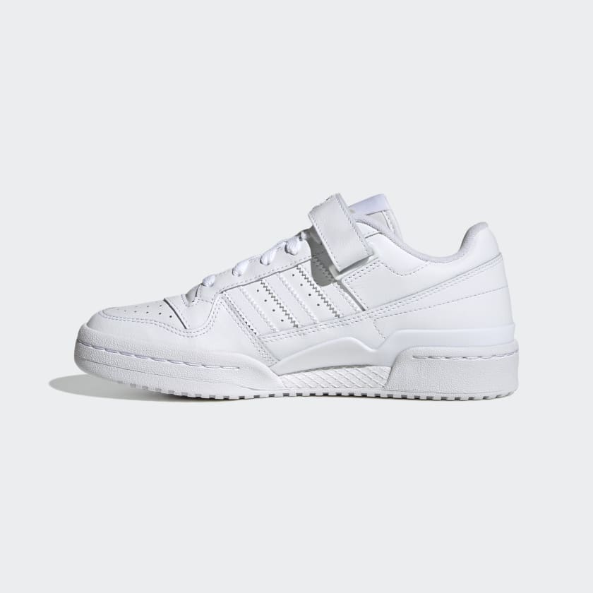 Adidas Forum Low Women's Shoes, Cloud White / Cloud White / Cloud White