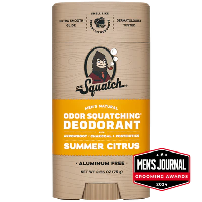 Dr. Squatch Summer Citrus Deodorant - 2.65 oz