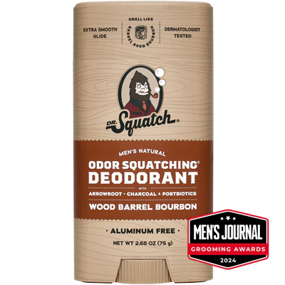 Dr. Squatch Wood Barrel Bourbon Deodorant - 2.65 oz