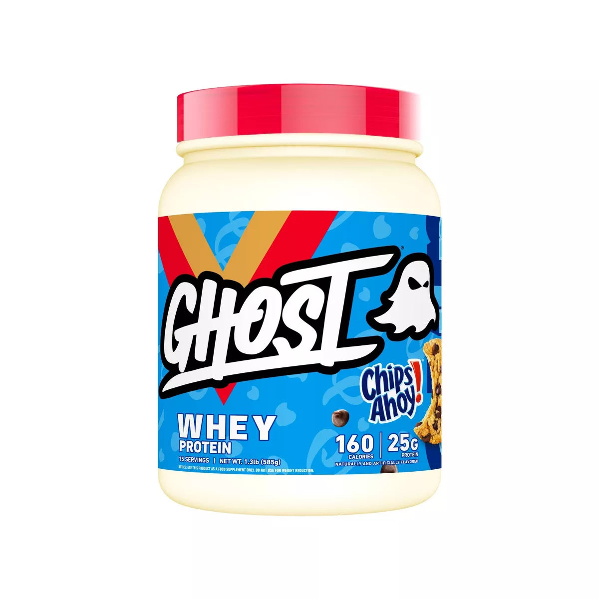 GHOST Whey Protein Powder - Chips Ahoy - 22oz
