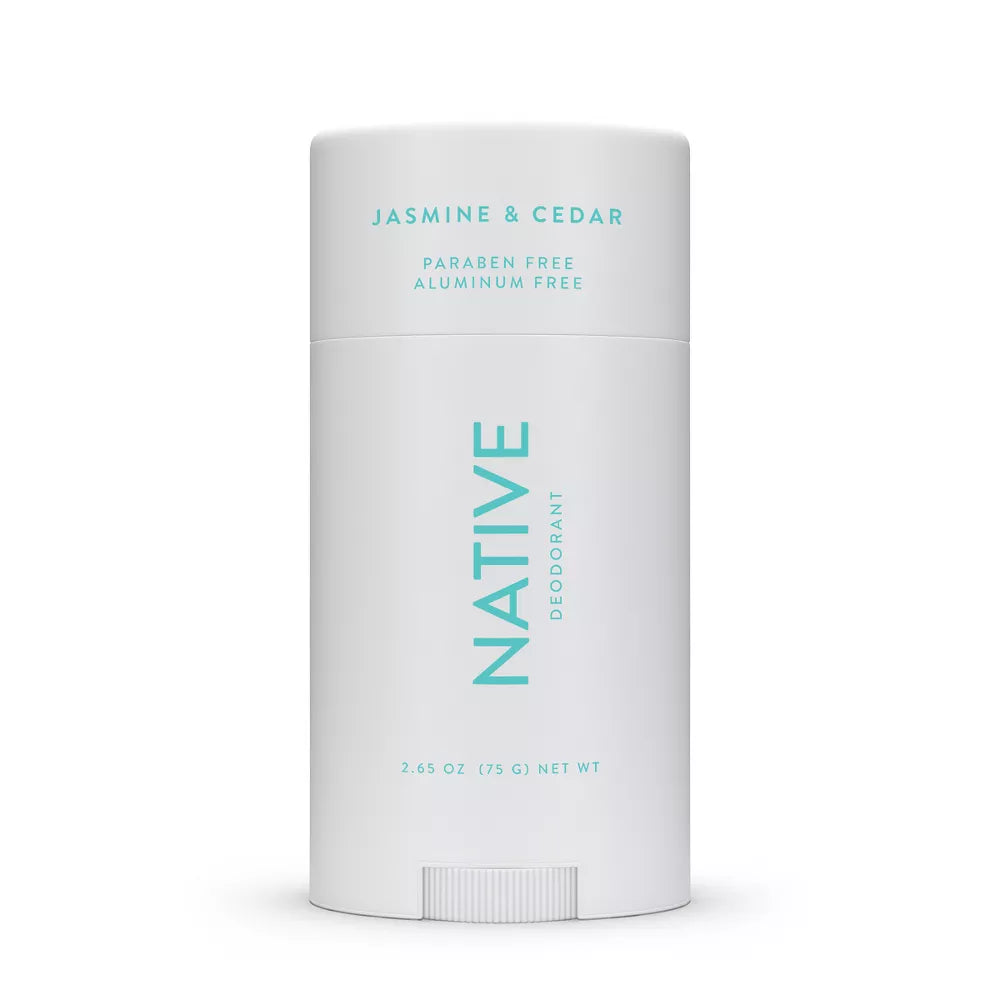 Native Deodorant - Jasmine & Cedar - Aluminum Free - 2.65 oz