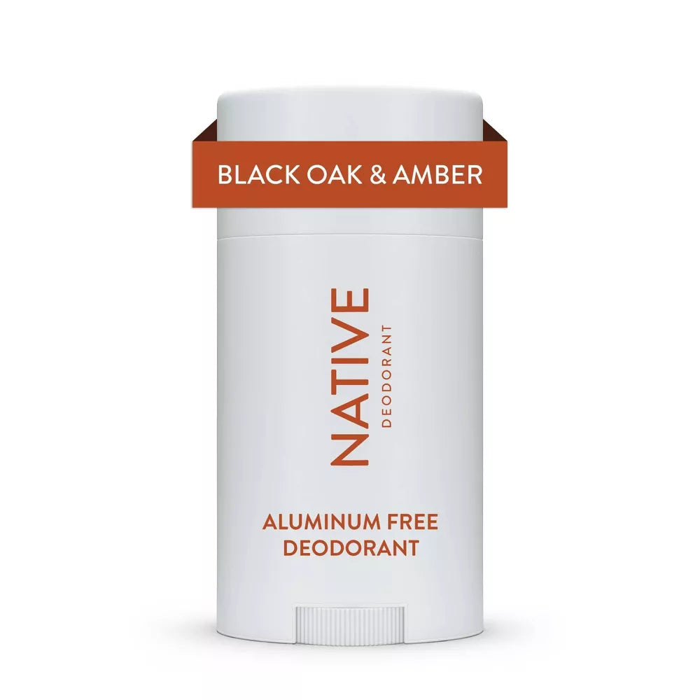 Native Deodorant - Black Oak & Amber - Aluminum Free - 2.65 oz