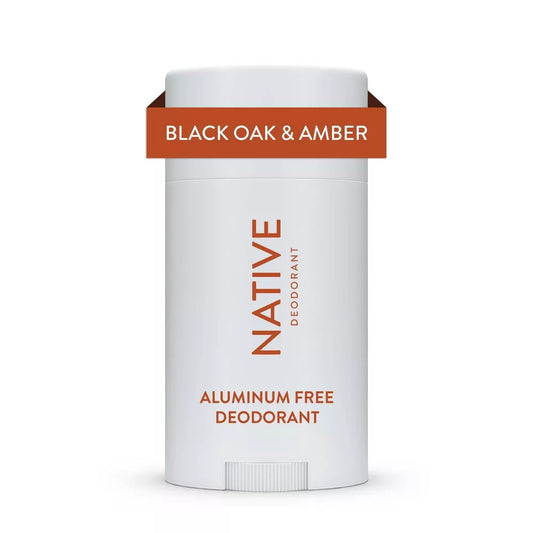 Native Deodorant - Black Oak & Amber - Aluminum Free - 2.65 oz