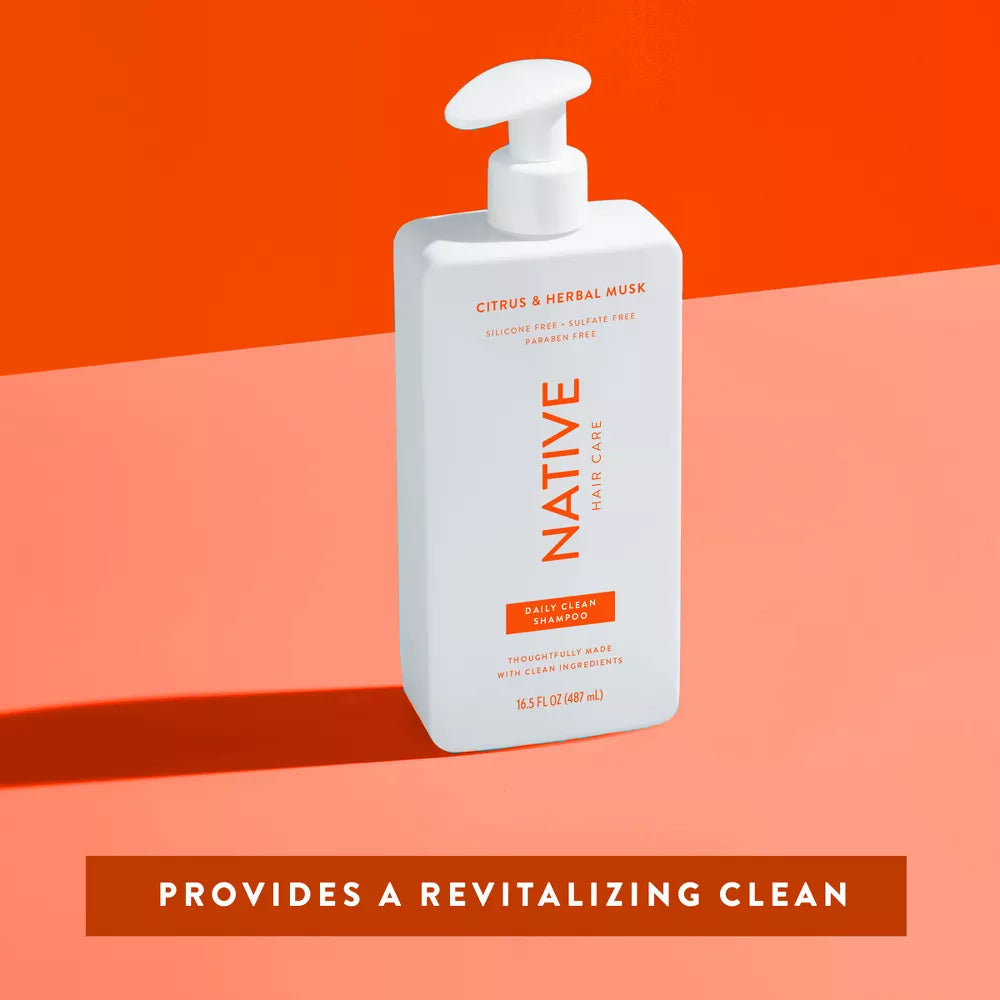 Native Citrus & Herbal Musk Daily Shampoo 16.5oz