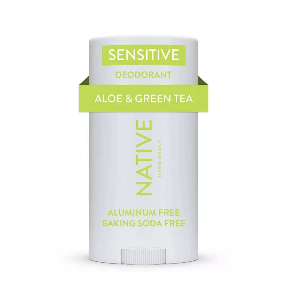 Native Sensitive Deodorant - Aloe & Green Tea - No Baking Soda - 2.65 oz