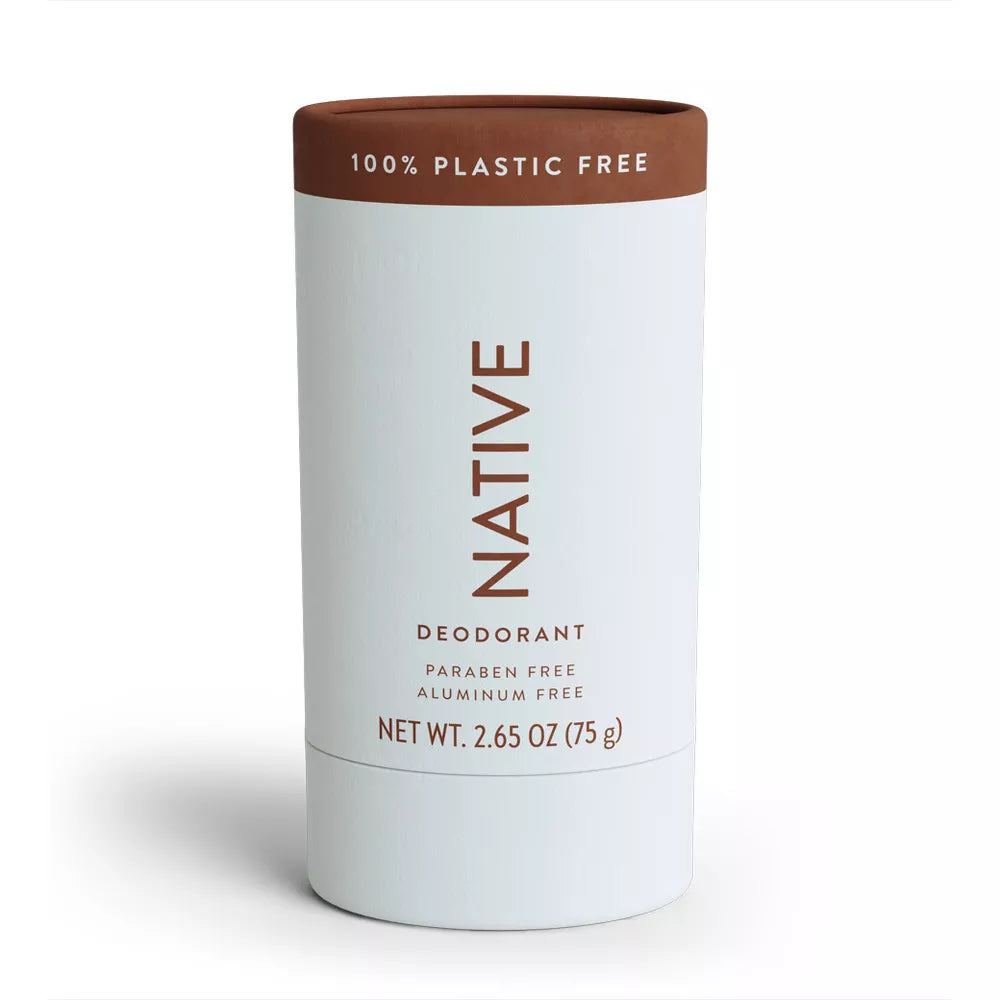 Native Plastic Free Deodorant - Coconut & Vanilla - Aluminum Free - 2.65 oz