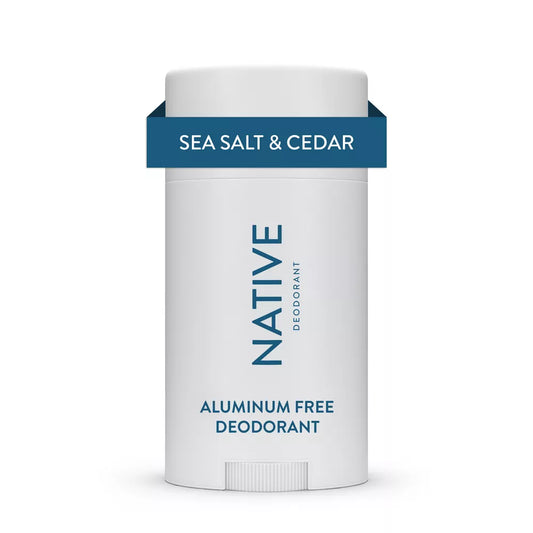 Native Deodorant - Sea Salt & Cedar - Aluminum Free - 2.65 oz