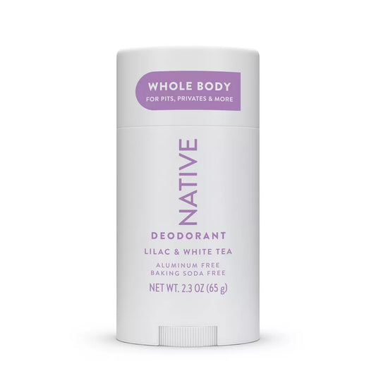 Native Whole Body Deodorant Stick - Lilac & White Tea - Aluminum Free - 2.3oz