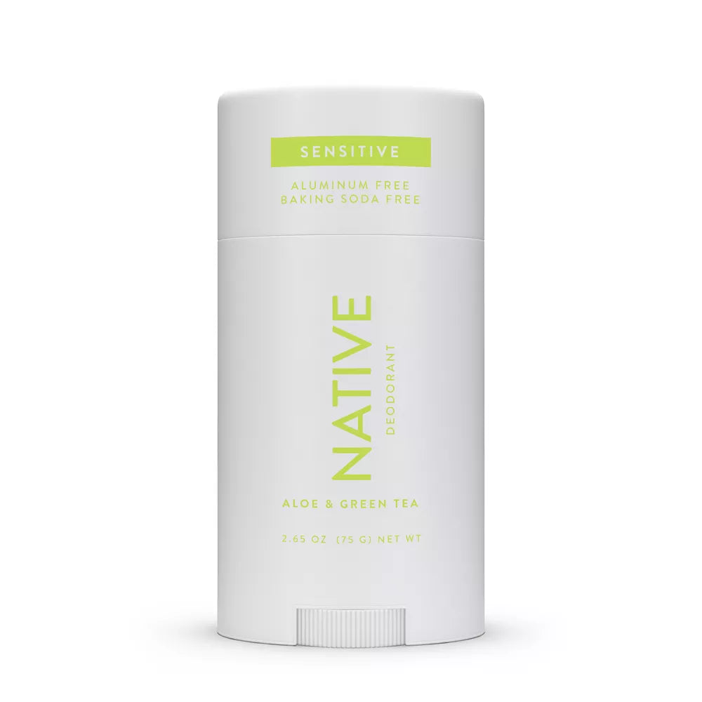 Native Sensitive Deodorant - Aloe & Green Tea - No Baking Soda - 2.65 oz