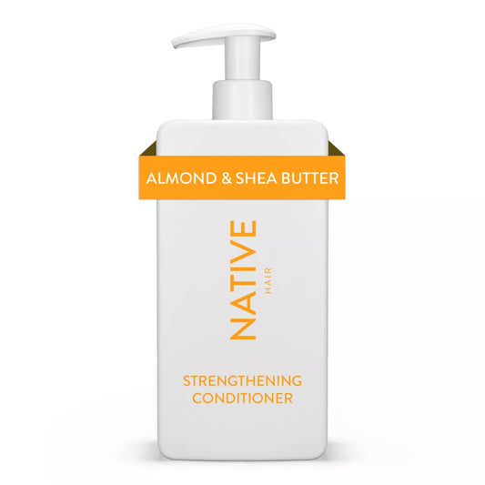 Native Almond & Shea butter Strengthening Vegan Conditioner Sulfate, Paraben and Silicone Free - 16.5 fl oz