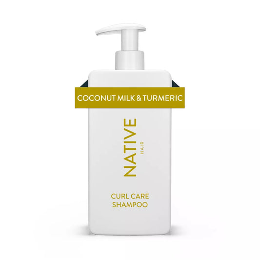 Native Coconut Milk & Turmeric Curl Care Shampoo Sulfate, Paraben, and Silicone Free - 16.5 fl oz