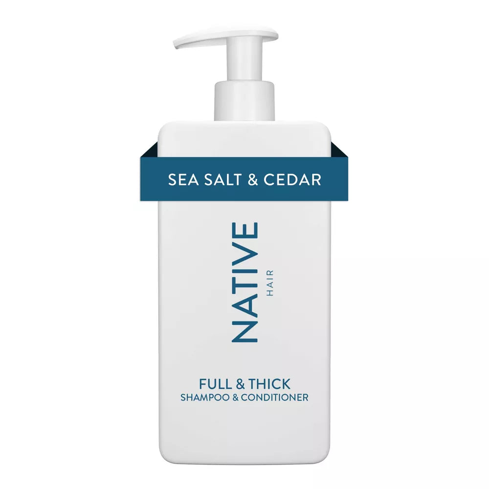 Native Sea Salt & Cedar Full & Thick 2-in-1 16.5oz