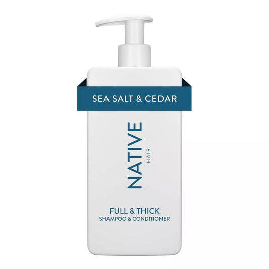 Native Sea Salt & Cedar Full & Thick 2-in-1 16.5oz