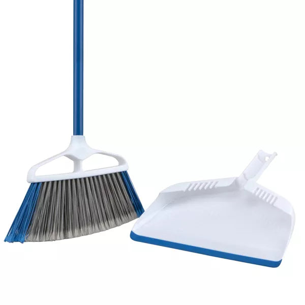 Clorox One Sweep Broom & Dustpan
