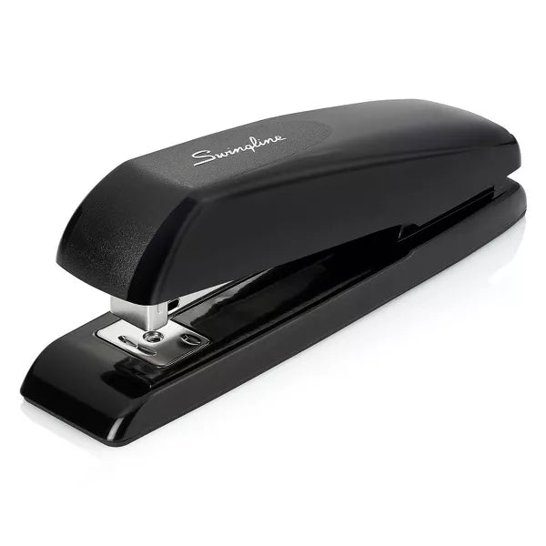 Swingline Durable Full Strip Desk Stapler 20-Sheet Capacity Black 64601