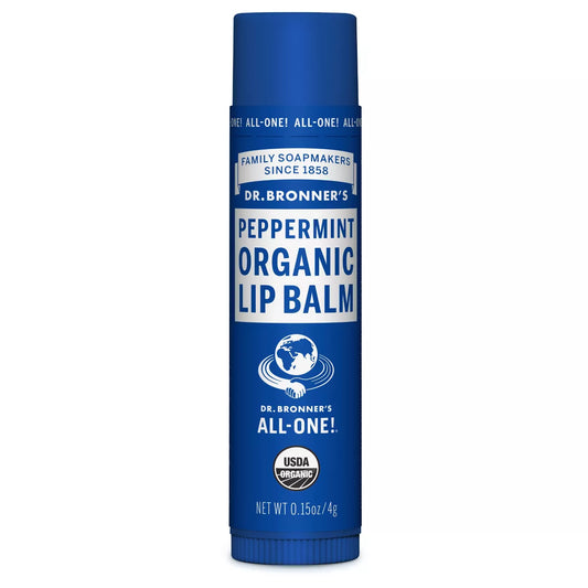 Dr. Bronner's Organic Lip Balm Peppermint - .15oz