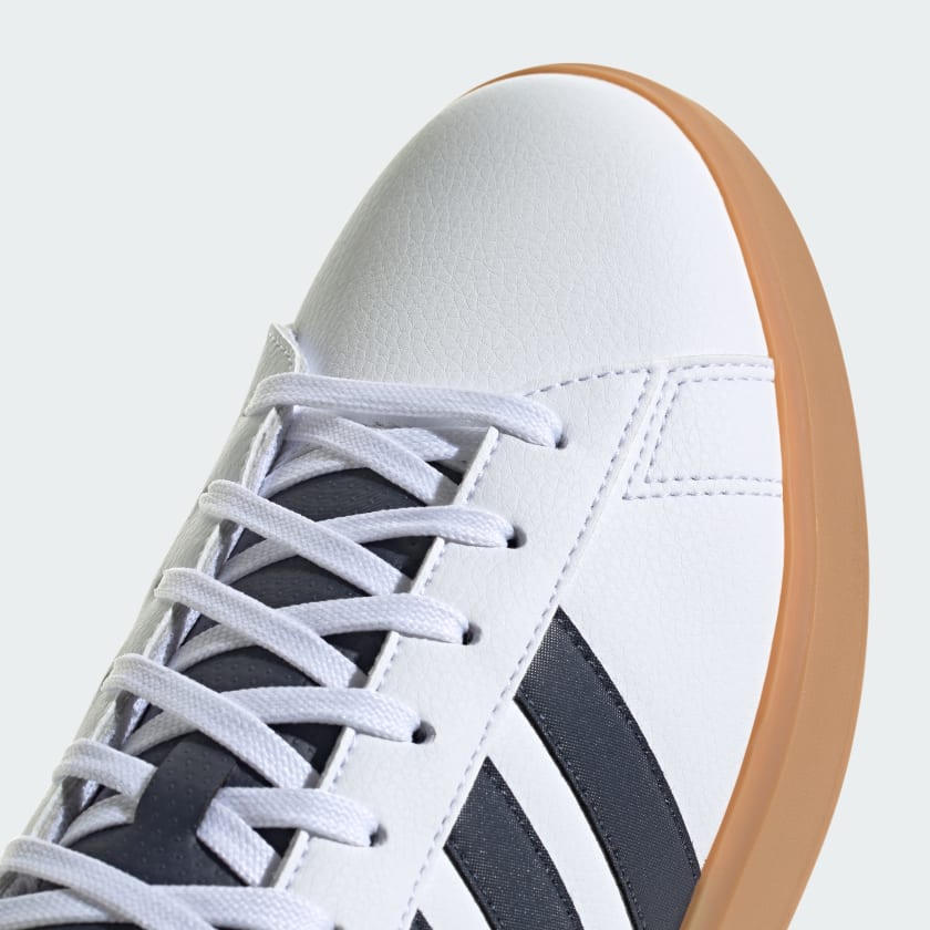 Adidas Men's Grand Court 2.0 Shoes, Cloud White / Shadow Navy / Gum