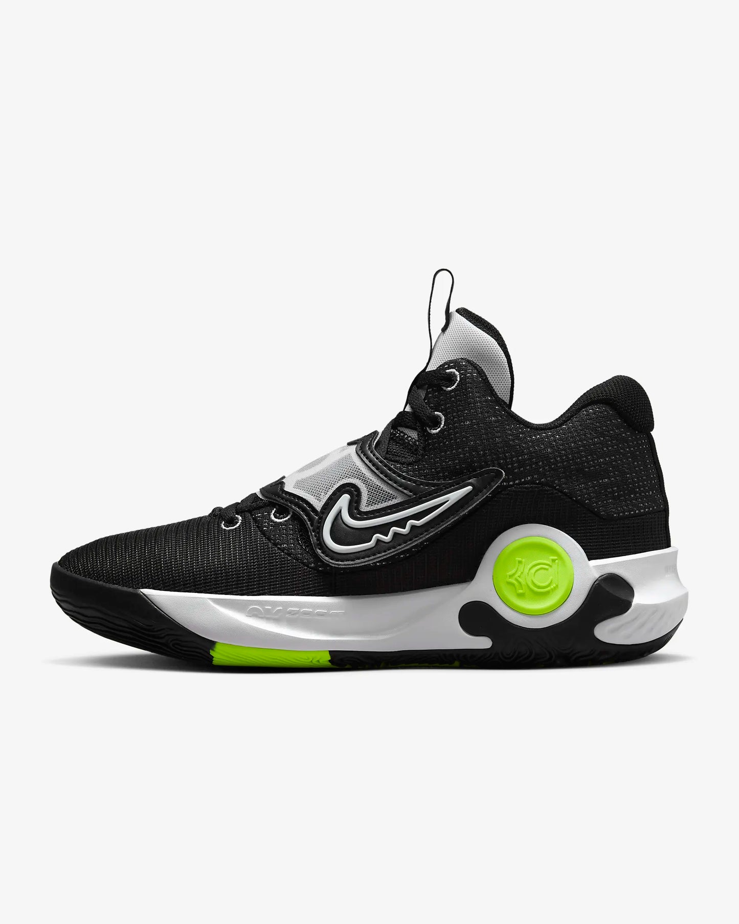 KD Trey 5 X Basketball Shoes, Black/Volt/White