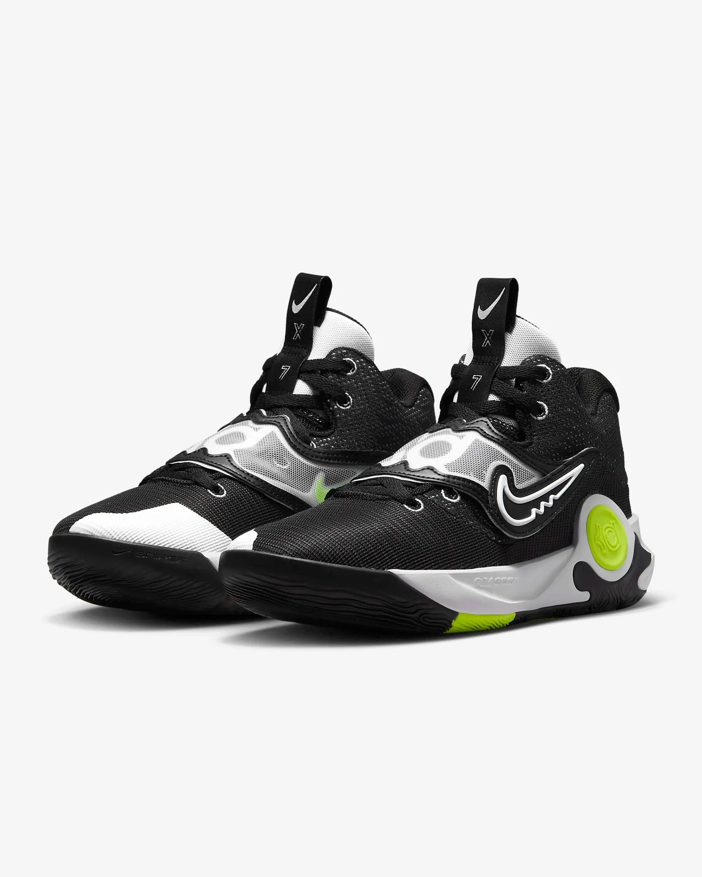 KD Trey 5 X Basketball Shoes, Black/Volt/White