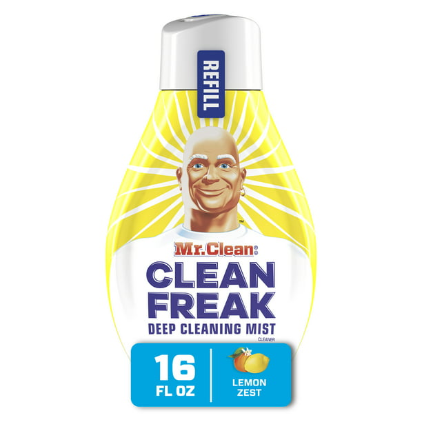 Mr. Clean Clean Freak Multi-Surface Spray Refill, Lemon Zest, 16 fl oz