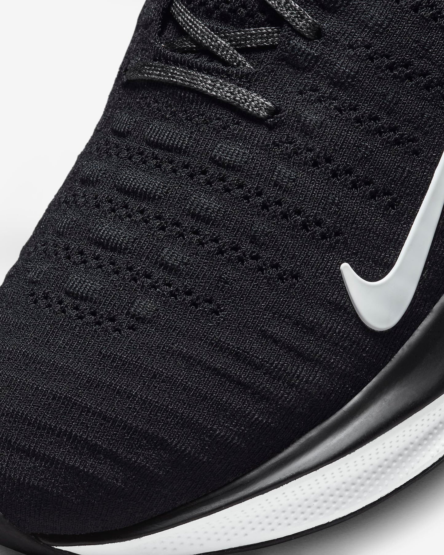 Nike Men's InfinityRN 4 Road Running Shoes, Black/Dark Grey/White