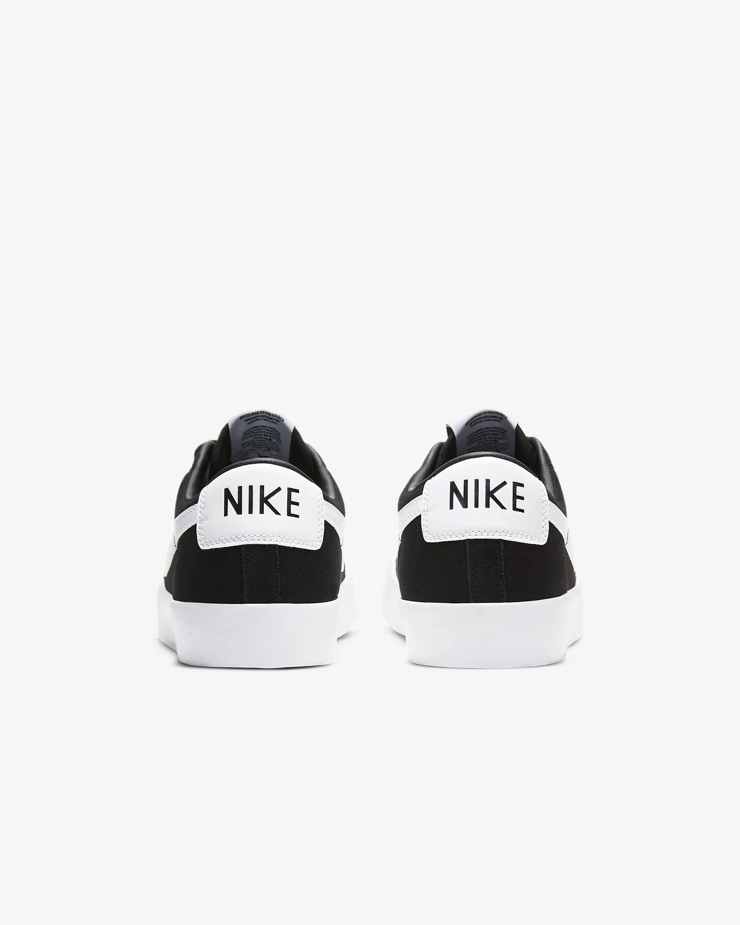Nike Women's SB Zoom Blazer Low Pro GT Skate Shoes, Black/Black/Gum Light Brown/White