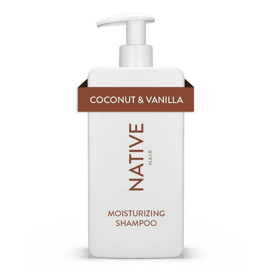 Native Moisturizing Shampoo, Coconut & Vanilla, Sulfate & Paraben Free, 16.5 oz