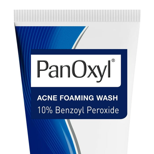 PanOxyl Max Strength Acne Foaming Wash, Face & Body, 10% Benzoyl Peroxide, All Skin Types, 5.5 oz
