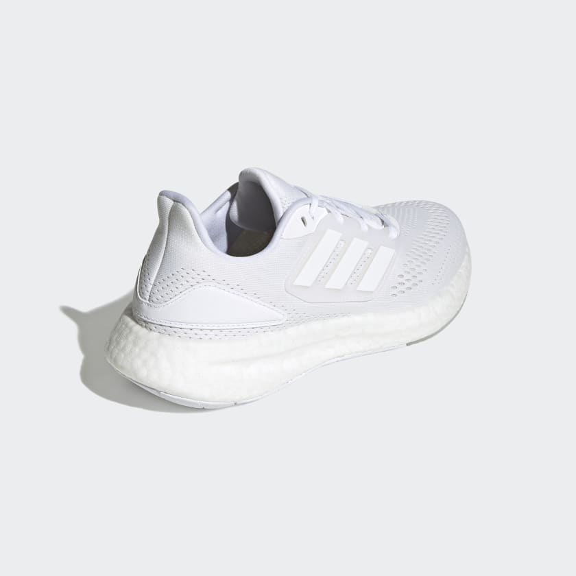 Adidas Women's Pureboost 22 Running Shoes, Cloud White / Cloud White / Crystal White