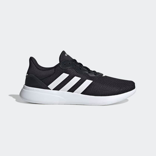 Adidas Women's QT Racer 3.0 Shoes, Core Black / Cloud White / Almost Pink