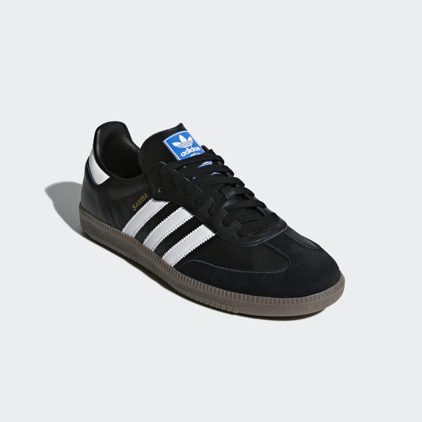 Adidas Samba OG Women's Shoes, Core Black / Cloud White / Gum