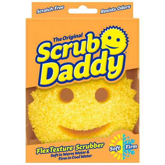 Scrub Daddy Scratch-Free Dish Sponge - BPA Free & Made with Flextexture - Stain, Mold & Odor Resistant
