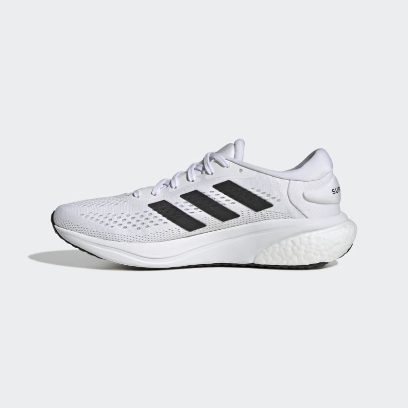 Adidas Men's Supernova 2.0 Running Shoes, Cloud White / Core Black / Dash Grey