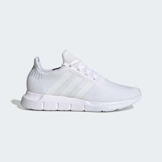 Adidas Women's Swift Run 1.0 Shoes, Cloud White / Cloud White / Gold Metallic