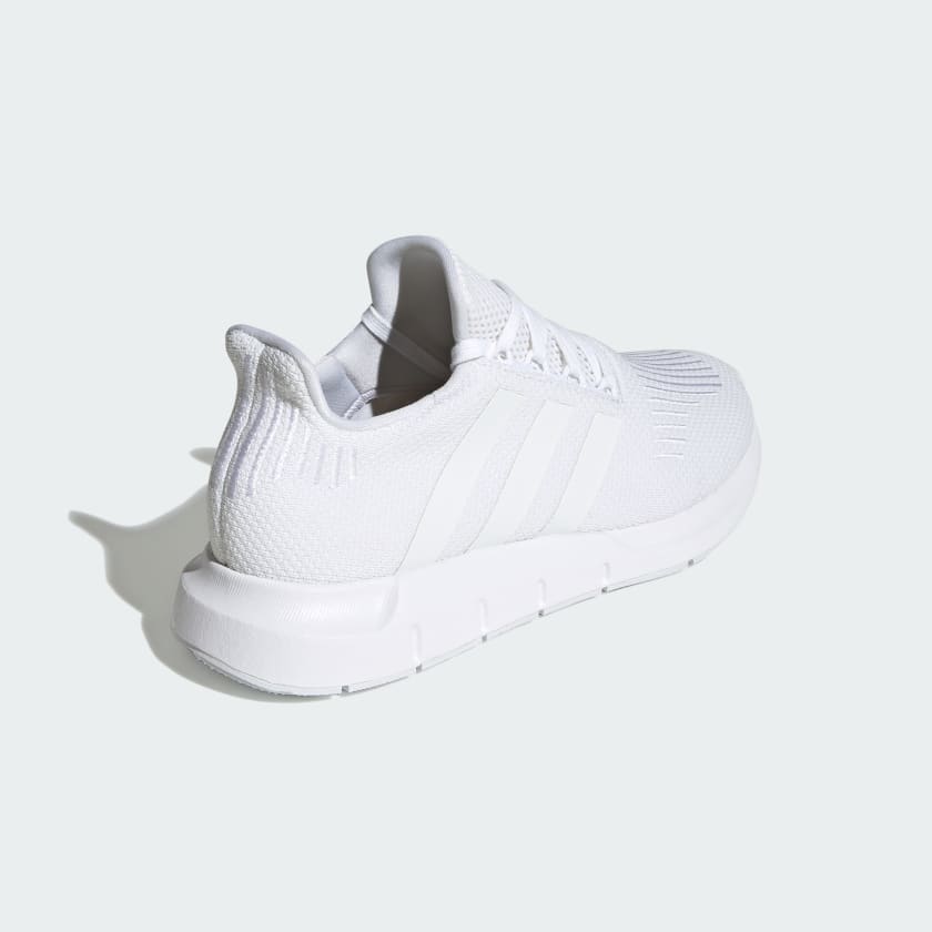Adidas Women's Swift Run 1.0 Shoes, Cloud White / Cloud White / Gold Metallic