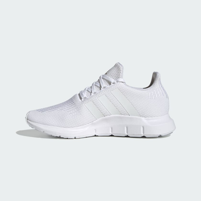 Adidas Women's Swift Run 1.0 Shoes, Cloud White / Cloud White / Gold Metallic